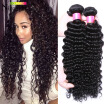 Peruvian Virgin Hair Deep Wave Pineapple Wave Peruvian Deep Wave Virgin Hair 4 Bundles Curly Weave Human Hair