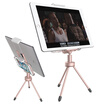 ESCASE tripod self-timer tripod tripod PTZ Huawei iphone millet Samsung mobile phone ipad tablet clip conference stand SLR camera camera rose gold