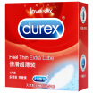 Durex Male Condoms Ultra-thin Lubricated Condoms 3 pcs