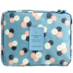 Lady Gaga Lin Cosmetic Bag Large Capacity Pack Bag Handbag Bag Portable Waterproof Travel Wash Bag Blue Sunflower