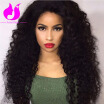 18-24 Inch Long Kinky Curly Lace Front Human Hair Wigs For Black Women 180 Density Thick Brazilian Human Hair Lace Fornt Wig