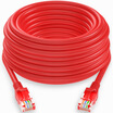 Shanze SAMZHE high-speed ultra-five CAT5e class cable network 100 Gigabit network cable computer network jumper super 5 class finished cable red 30 meters WXH-300C