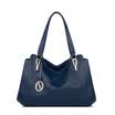 Elders kangaroo APDISHU first layer of leather lychee pattern handbags shoulder bag female handbag Messenger bag leisure bag AP8200-1 dark blue
