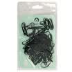 NASEENO Rubber Band Hair Ring 100 pcs color random