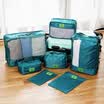 Jingdong Supermarket Ou Runzhe storage bag travel bag clothing classification finishing cosmetic bag lake blue 7 sets
