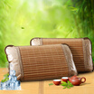 Bai Fu Di byford carbonized bamboo mat pillowcase pillow pillow set single only 4874cm
