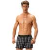 Seven Wolves Men&39s Cotton Shorts Men&39s Arrow Pants Men&39s Shorts Ladies England Wind Single Stripes 06494 Plaid Black XL