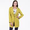 Mystery Women &39s Spring Korean Fashion Casual Tackle One Belt Jacket 161216 Yellow S