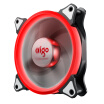 Patriot aigo Aurora II red light computer chassis fan 12CM small 3P large 4P dual interface water cooling row heat shock pad gift 4 screws