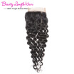 malaysian deep wave closure 44 human hair lace closure malaysian virgin hair closure human hair weave