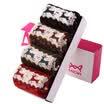 Jingdong supermarket cat people MiiOW socks Ms stockings female summer cartoon elk indoor warm in the tube floor socks stockings 4 double