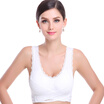 Snow flying bra sexy lace fitness without steel bra XWX7810 white XL