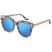 Wood ninety thousands SM1600008C01 men&women with the same bright black frame mercury lens round box color film bright color polarized sunglasses SM1600008C01 52mm
