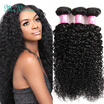 Peruvian Human Hair Weave Kinky Curly 3 Bundles Unprocessed Peruvian Virgin Hair Peruvian Curly Weave Human Hair Extensions