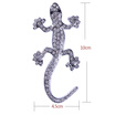 Jingdong Supermarket Xuan Sheng special metal gecko car stickers silver diamond gecko stickers size 10cm 45cm