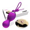 FOX female masturbation intelligent warming temperament jump egg vibrator wand wireless remote control adult supplies purple