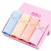 Antarctic Nanjiren ladies underwear 4 cotton waist triangle women&39s underwear mixed color gift box bowknot NA34X26062 4 color mixed M