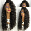 Brazilian hair glueless lace front wigs curly full lace human hair wigs for black women