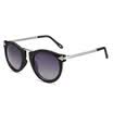 Wei Gu VEGOOS 6107 Wu Qian star with polarized sunglasses large frame face polished sunglasses sunglasses men&women driving glasses sunglasses bright black box gray film