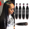 Malaysian Straight Hair With Closure 4 Bundles Straight Malaysian Virgin Hair With Closure 8A Malaysian Virgin Hair