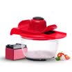 The United States of the buckle kitchen chopper with a box manual household shredded slicer red 6 blade