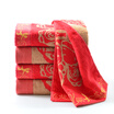 Bamboo a hundred bamboo fiber towel soft absorbent bamboo charcoal wash face towel wedding red hi words