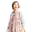 MSEK WSJ171962 scarf female Korean version of the scarf four seasons shade beach towel big shawl pink