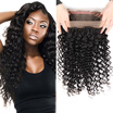 Deep Wave Indian Virgin Human Hair 360 Lace Frontal Closure With Band Hair 2242 Deep Wave 360 Hair Frontal Closure With Baby Hai