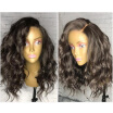 Short Wavy Lace Front Wig Glueless Wavy Lace Wig Body Wave Brazilian Human Hair Wigs with Baby Hair