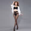 BONAS BONAS 15D no trace T crotch thin through the invisible stockings sexy anti-hook wire legs pantyhose 5 installed 3 skin 2 black