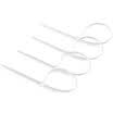 Ning-shengwei NL-3020B Self-locking nylon cable tie 4 200 white 200 green plastic buckle bundle tie line
