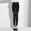 MAZOE Leggings Hollow Cracks Sexy Slim Pants Pants Pants M109 Black Squares