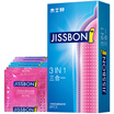 Jieshi Bang Condoms condoms enjoy three in one six ultra-thin ring floating point adult sex toys male