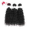 CZ Hair Top Selling 7A Unprocessed Indian Virgin Deep Curly 3 Bundles Human Hair Weave Virgin Indian Deep Curly Hair Natural Color