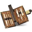 Jingdong supermarket 777 nail knives set nail clippers repair beauty care package 7 sets of NTS-6201G Mocha brown import