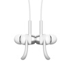 Baseus B11 magnetic breathing wireless movement 41 Bluetooth headset running ears ear ear music earphones silver white