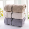 Gold towel home textiles pure cotton plain satin towel soft water three brown gray rice 123g Article 70 34cm