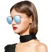 LOHO glasses life bright color polarized driving mirror female models trend fashion driving sunglasses male toad mirror P5156 brown
