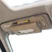 Hua Zhuang car CD entrained tissue box sun visor car CD bag CD bag with tissue boxes certificate folder gray