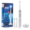 Power Sonic Toothbrush with 3 Toothbrush Heads Super NormalMeaasge Three Types of Modes USB Charge Effective Cleaning