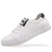 Precentor Precentor casual men&39s shoes Korean breathable white shoes men&39s belt with low to help shoes shoes S100 black 40 yards