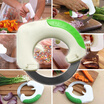 MyMei Hot Rolling Knife Wheel Circular Kitchen Cutter Pizza Knife Pastry Chopper New MyMei Hot Rolling Knife Wheel Circular Kitchen Cutter Pizza Knife Pastry Chopper New