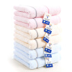 Gold cotton towel satin soft absorbent towel GA1008T red yellow&blue mixed with 6 pieces 70 34cm 86g