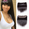 8A Malaysian Virgin Hair Straight Full Lace Frontal 13X4 Ear To Ear Lace Frontal 1Pc Lot Malaysian Straight Hair Frontal Closure