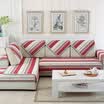 Jingdong Supermarket Fang Ruo FANROL home fabric sofa mat modern modern plain cotton wool sofa cushion Shangri-La red 70 70cm