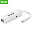 Green Cano Type-C to VGA Converter to USB Splitter HUB Hub for Macbook 12 New pro Apple Notebook with charging function