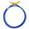 AMPCOM AMCAT5E0810 YE Project-level network jumper CAT5E super five cable 8-core copper-free copper crystal head cable 1 m yellow jacket