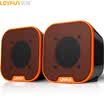 Leo LOYFUN LF-807 20-channel mini-audio subwoofer computer desktop audio orange