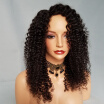 Human Hair Wig 150 Density Deep Curly Glueless Full Lace Wigs Brazilian Bouncy Curly Lace Front Human Hair Wigs For Black Women