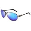 Love LianSan polarized sunglasses male business color film driving mirror sunglasses 651 gold orange